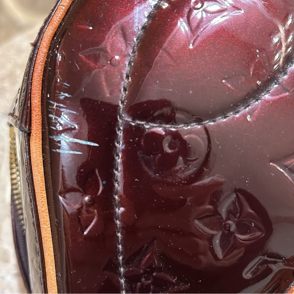 Louis Vuitton Vintage patent leather monogram handbag - Picture 5 of 11